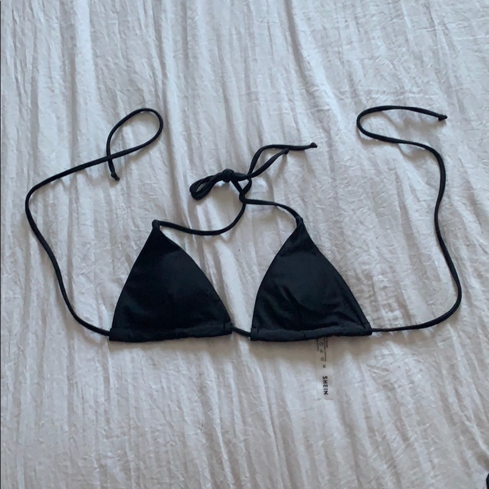 Black Bathing Suit Top From Shein